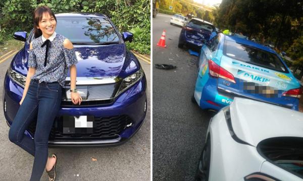 Joanne Peh got accident, immediately offered car repair and insurance