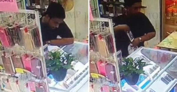 Man helps himself to free iPhones while shop staff was distracted