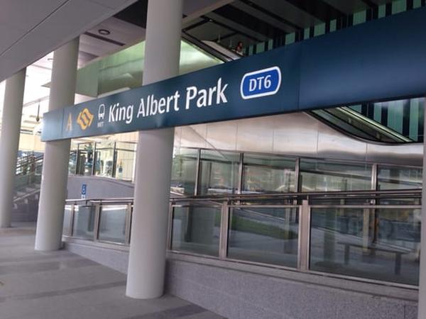 Family of three taken to hospital after falling down King Albert Park MRT escalator