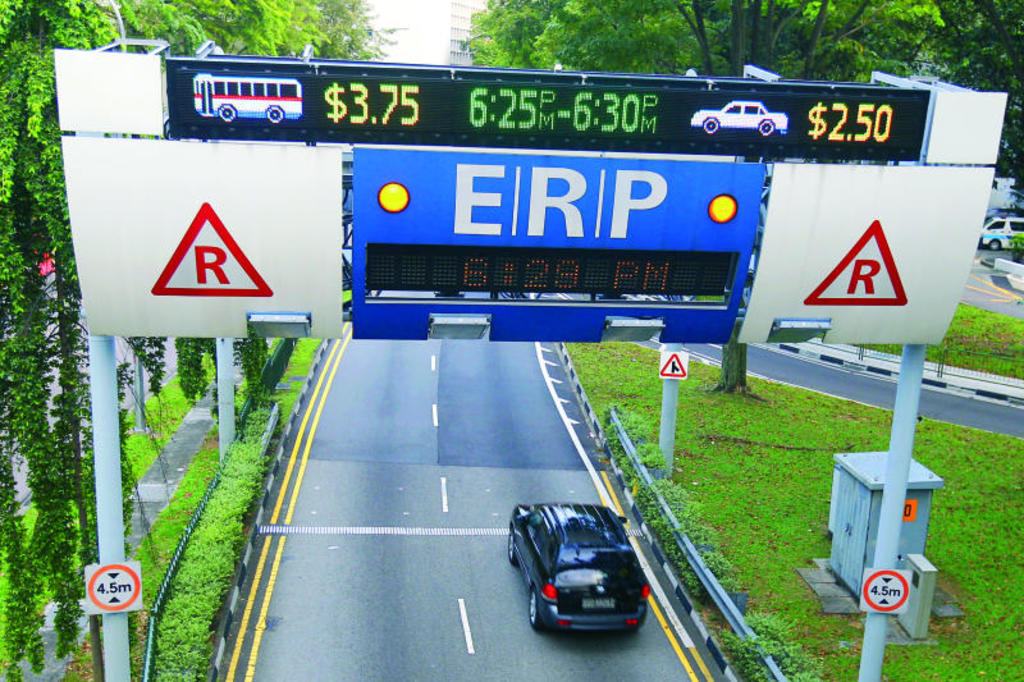 ERP rates increase again at two gantries in KPE and CTE