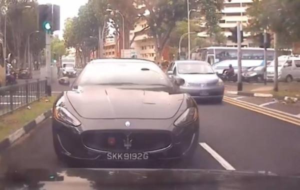 Reckless Maserati driver and bully arrested by police