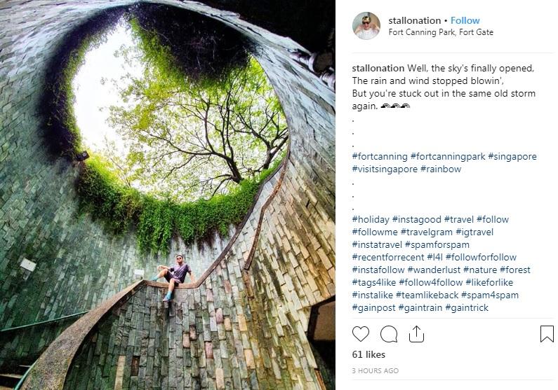 fort canning spiral staircase instagram photograph singapore queue3