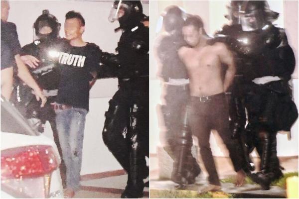 2 men attacked woman with penknife in Jurong, Police arrested them after standoff